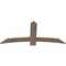 Ekena Millwork Bellingham Smooth Timber Gable Bracket, Douglas Fir, 60"W x 27"H x 1 1/2"D x 5 1/2"F, 11/12 Pitch GBW060X27X0206BEL00SDF - alternate 2